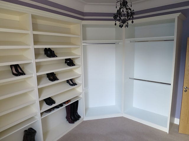 Wardrobe Interior Built in U-shaped room